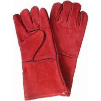 Genérica - Guante Soldador Rojo/Forro Kevlar