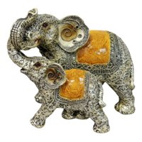 Genérico - Figura Decorativa Elefante Vintage Adorno Estatua Jhn