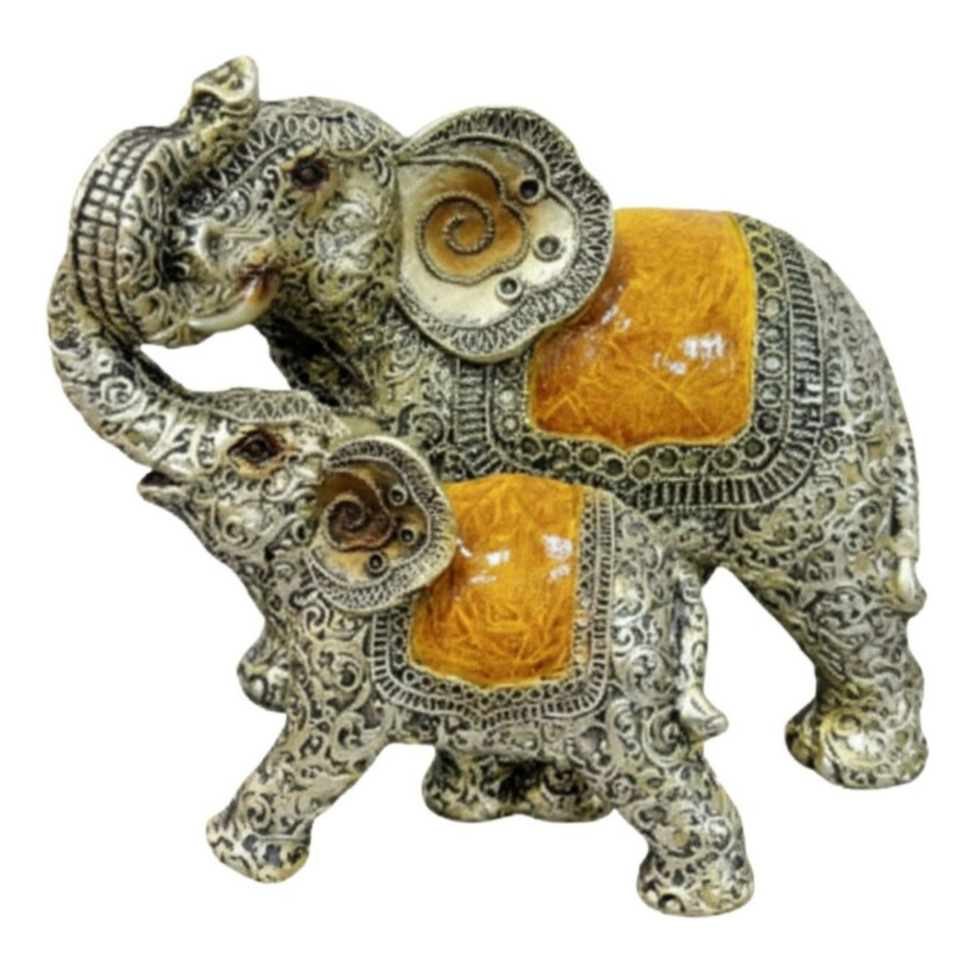 Genérico - Figura Decorativa Elefante Vintage Adorno Estatua Jhn