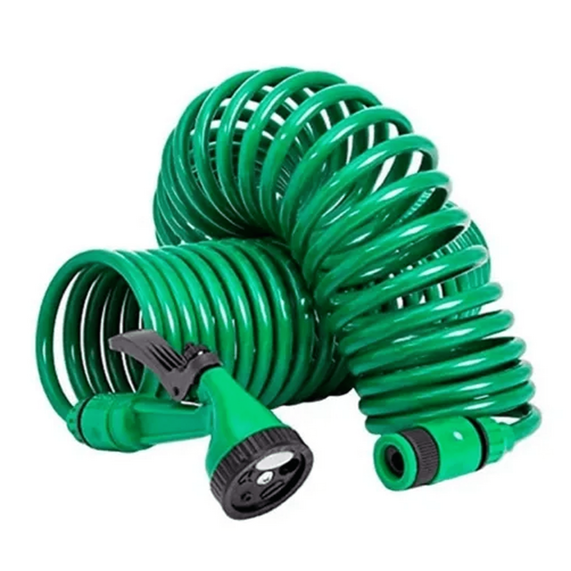 Genérico - Manguera Espiral Expandible Hogar Casa Jardin 15 Mts Color Verde