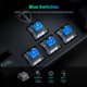 thumbnail image 3 of Teclado para juegos RiSophy Mechanical RGB 104 teclas Blue Switch, 3 of 9