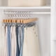 thumbnail image 4 of Perchas de madera para pantalones Nature Smile, madera de loto, con 2 clips, 10 unidades, 4 of 8