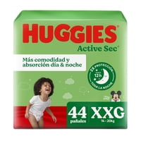 Pañales Active Sec Xxg 44 Unidades Huggies
