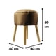 thumbnail image 3 of Pouf Francisca Café 50x40x40 cm, 3 of 3