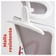 thumbnail image 3 of Silla ejecutiva ergonómica moderna con soporte lumbar gris, 3 of 6