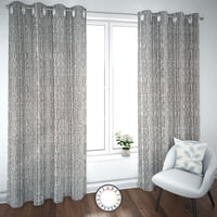 Elizabeth Peper - Set De Cortinas Hogar 2 Paños De 140 X 220 Cm Gris