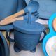 thumbnail image 2 of Kit De Alimentación Silicona, Plato Bebe azul marino, 2 of 3