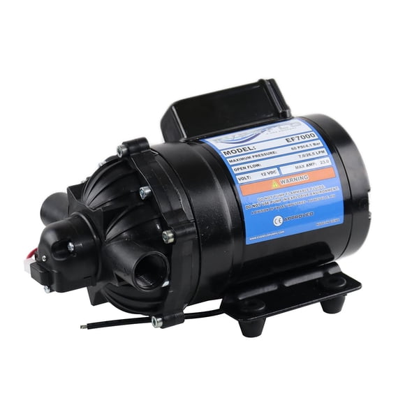 Bomba De Diafragma Ef7000 box 7 0 Gpm 12v 1 2 Fnpt