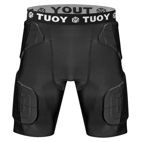 Cinturilla de fútbol DGXINJUN para hombre con 5 almohadillas de compresión