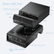 thumbnail image 4 of Estación de acoplamiento profesional compatible con Nintendo Switch con salida HDMI 4K a 60 Hz, concentrador USB de 3 puertos, adaptador Ethernet y carga PD de 65 W - Diseño compacto-Negro, 4 of 8