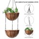 thumbnail image 4 of Maceta colgante Wizdar, 5 unidades, metal, 25 cm, redonda, 4 of 7
