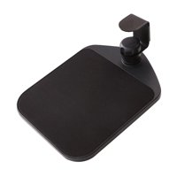 Bothyi - Clip De Alfombrilla De Ratón Ajustable En Soporte De Dispositivo De Escritorio Soporte De Mesa Para Trabajo Hogar Negro