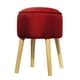 thumbnail image 2 of Pouf Francisca Burdeo 50x40x40 cm, 2 of 3