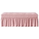 thumbnail image 2 of Funda para banco de comedor, elásticas extraíbles para sillas, de funda de asiento elástico, funda de cojín para banco para , Rosa, 2 of 5