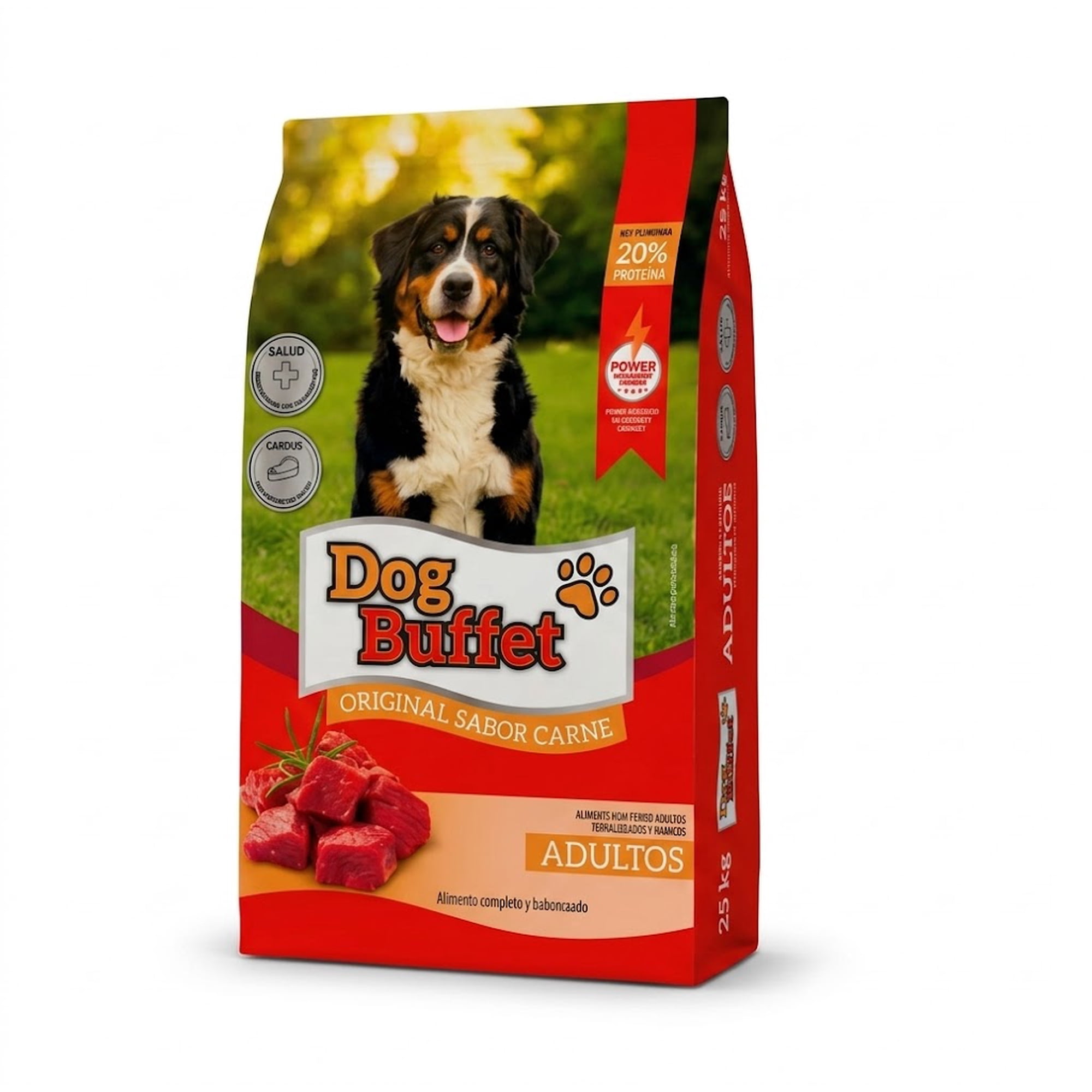 Alimento Seco Dog Buffet Para Perro Adulto Raza Mediana Grande Carne 25 Kg