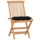 thumbnail image 5 of Juego de muebles de exterior VidaXL plegable de madera de teca, 3 piezas con cojines, 5 of 9