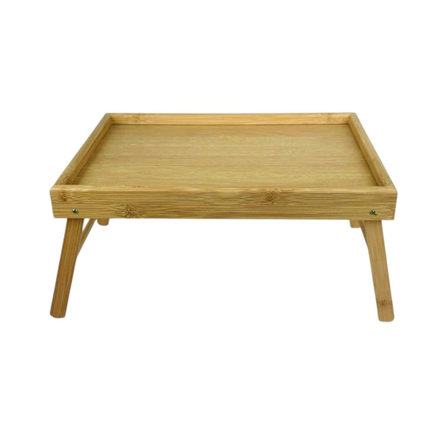 Oem - Mesa Desayuno Cama Mesa Laptop De Bamboo Madera 40cm