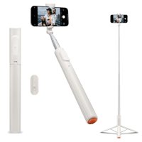 Trípode Para Cámara Spigen 57"" Selfie Stick De Apertura Automática Con Control Remoto