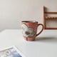 thumbnail image 5 of Taza cappuccino Rockgoldbug Ceramics de porcelana de 350 ml, color rojo, azul, verde y rosa, 5 of 8