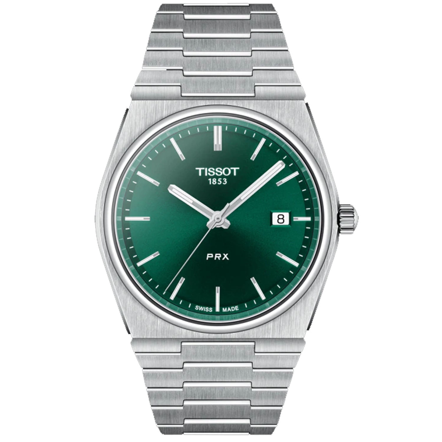 Tissot - Reloj Prx Esfera Verde Para Hombre - T1374101109100