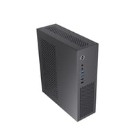 Bothyi - Caja De Computadora Escritorio De Colocación Montado En La Pared De Metal Para Placa Base Matx24X24 Negro