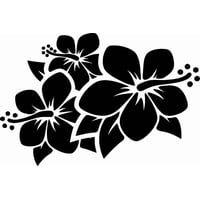 Rienda Libre - Sticker Ramillete Flores De Hibiscus Flor Auto Camioneta