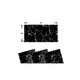 thumbnail image 3 of Pack de 15 palmetas autoadhesivas para pared 30x60 cm, color blanco, 3 of 3