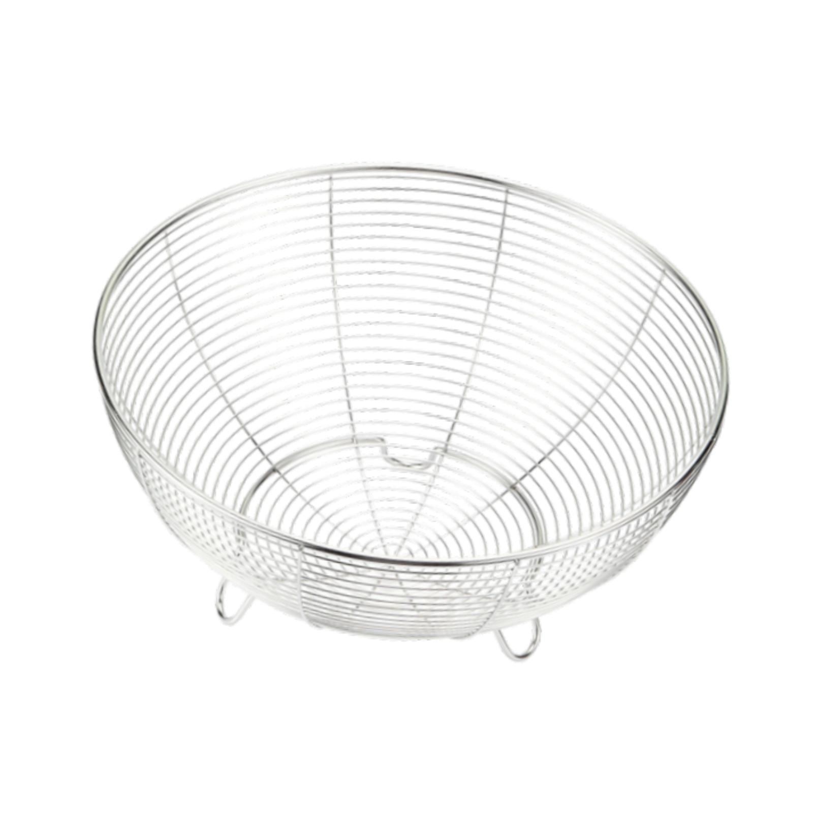 Bothyi - Soporte Para Verduras Redondo Con Soporte Portátil Para Panes Y Verduras, Color Limón, 28 Cm