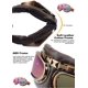 thumbnail image 3 of Goggles Peicees - Casco vintage para moto, piloto de motocross, 3 of 9