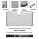 thumbnail image 2 of Bebé Jefe Blanco Niño Parasol para Parabrisas Delantero Protector Plegable, Visera Solar para Auto Bloquea Rayos UV Mantiene tu Vehículo Fresco140cm*76cm, 2 of 6