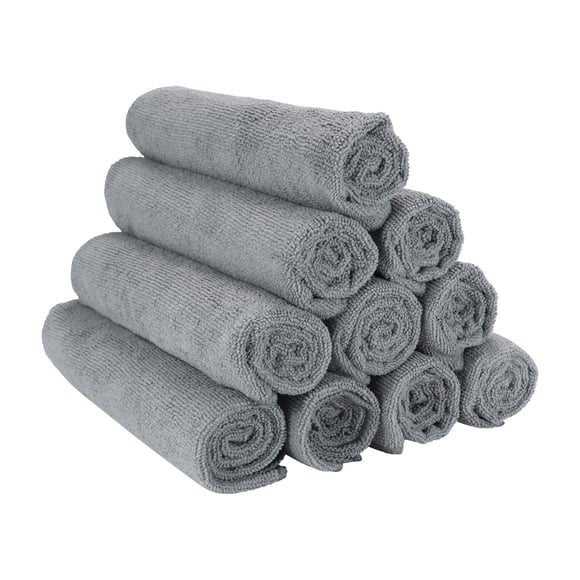 Toalla De Microfibra Para Gimnasio Arkwright 16 X 27 Cm 300 G M² 12 Unidades Color Gris