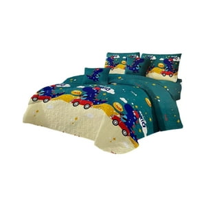 Genérico - Cubrecama Verano Plaza Y Media + Funda Almohada D5