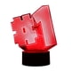 thumbnail image 2 of Lampara Ilusion 3D #1 de 7 colores, Base touch, 2 of 6