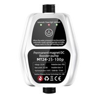 Bothyi - Controlador De Bomba De Aumento De Presión De Agua De 24 V Para Baño, Jardín, Silencioso, Automático, Blanco