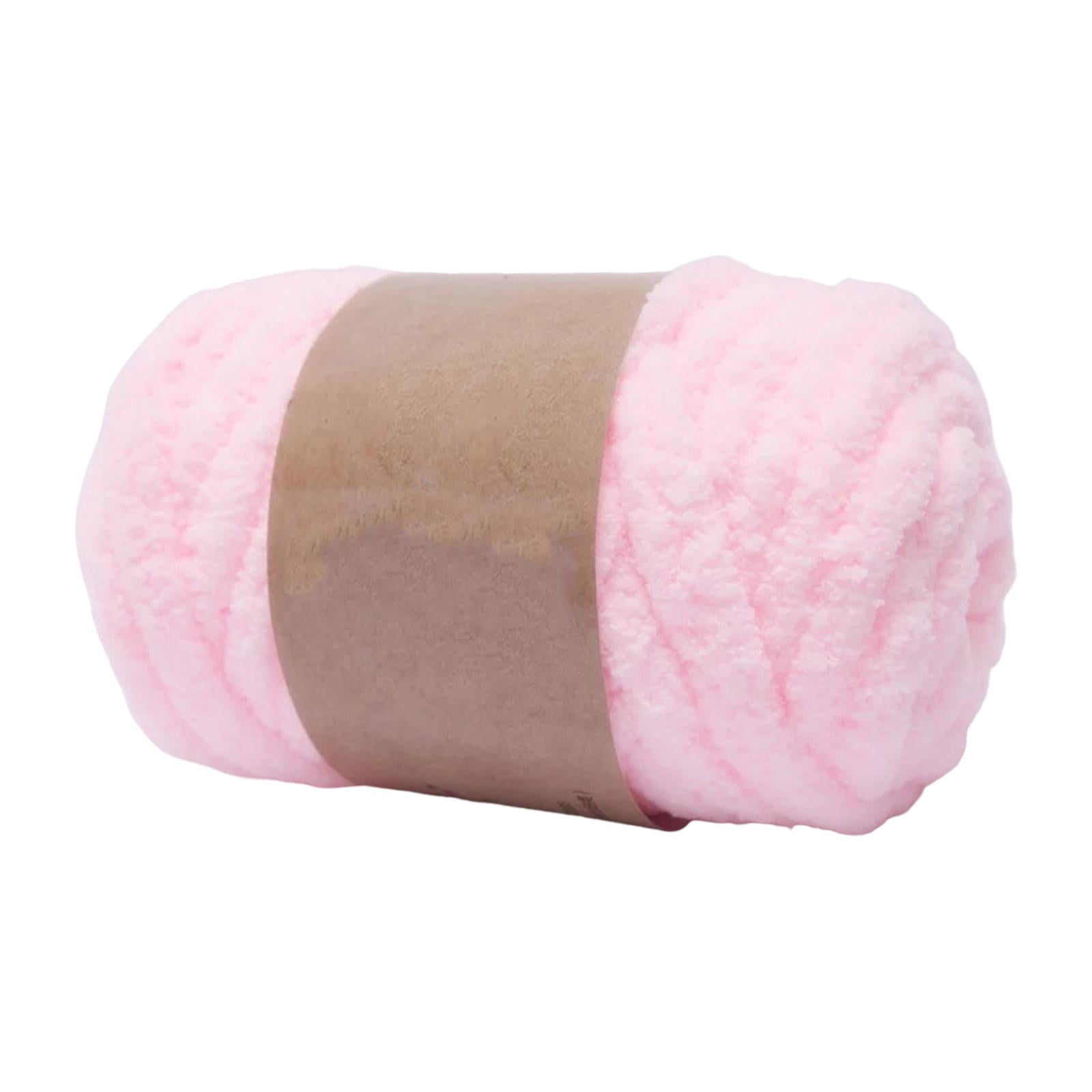 Bothyi - Hilo Grueso Grueso Tejido A Mano Hilo De Peso Diy Para Hacer Alfombras Tejer Rosa Claro