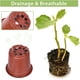 thumbnail image 4 of Xiao Hua 50 Piezas de Macetas de Plástico de 4 Pulgadas para Plántulas con Orificios de Drenaje, Reutilizables, Adecuadas para Germinación de Semillas, Cultivo de Flores y Plantas, Plántulas,, 4 of 4