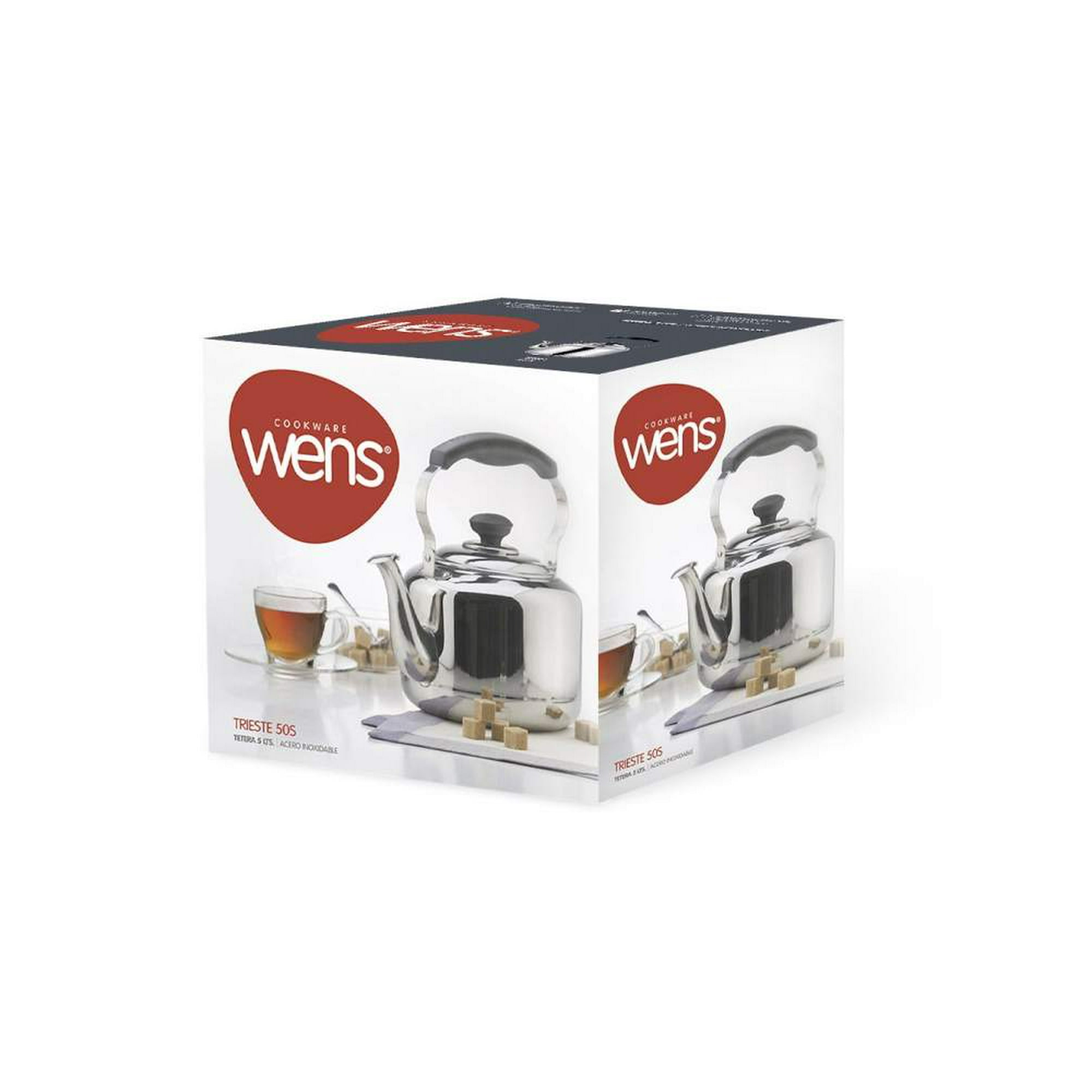 Wens - Tetera Acero Inoxidable Con Silbato 5 Litros