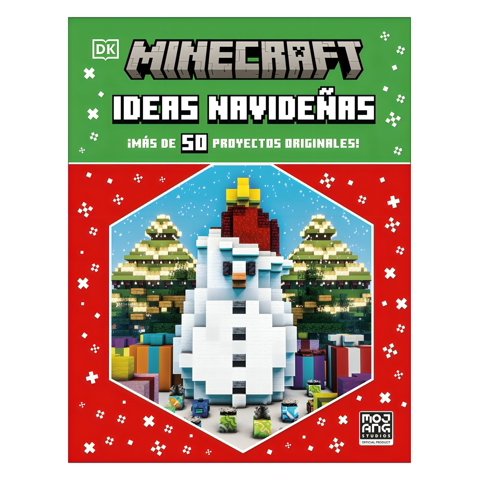 Libro Minecraft Ideas Navideñas - Autores Dk