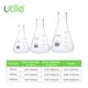 thumbnail image 4 of Set de termos Erlenmeyer de cristal Utile, 250 ml, 500 ml, 1000 ml (3 unidades), 4 of 7