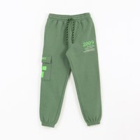 Pantalón De Buzo Niño Cargo Verde Minecraft