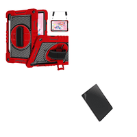 Joigo - Funda Armadura 360 Lamina Matte Para Samsung Tab S10 Lite Rojo