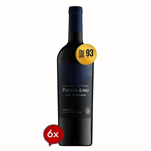 Dos Fuentes - 6 Vinos Pichilemu Azul Profundo Premium Blend, 750 Cc