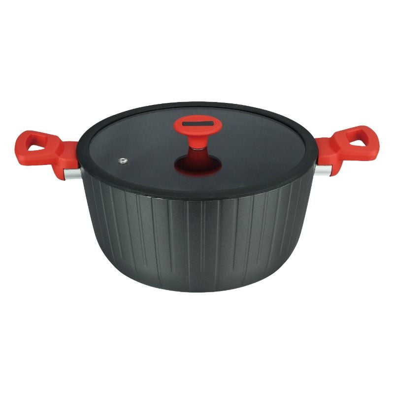 Kitchenware - Olla Camden 4.4L 24 Cm Bf1624B-R Aluminio Forjado Negro