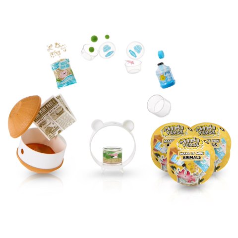 Mga'S Miniverse - Mini Collectibles Miniverse Make It Mini Animals De Mga, Paquete De 3