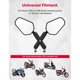 thumbnail image 2 of KEMIMOTO Adventure Motorcycle Mirrors M8 M10 Bolt Handlebar, 2 of 3