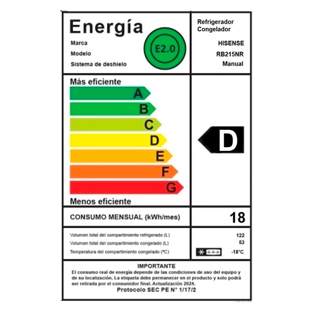 Hisense RB215NR Rojo, foto 14