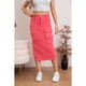 thumbnail image 3 of Falda Larga Mujer Cargo Tiro Alto Jeans Full Elasticada 6018, 3 of 4