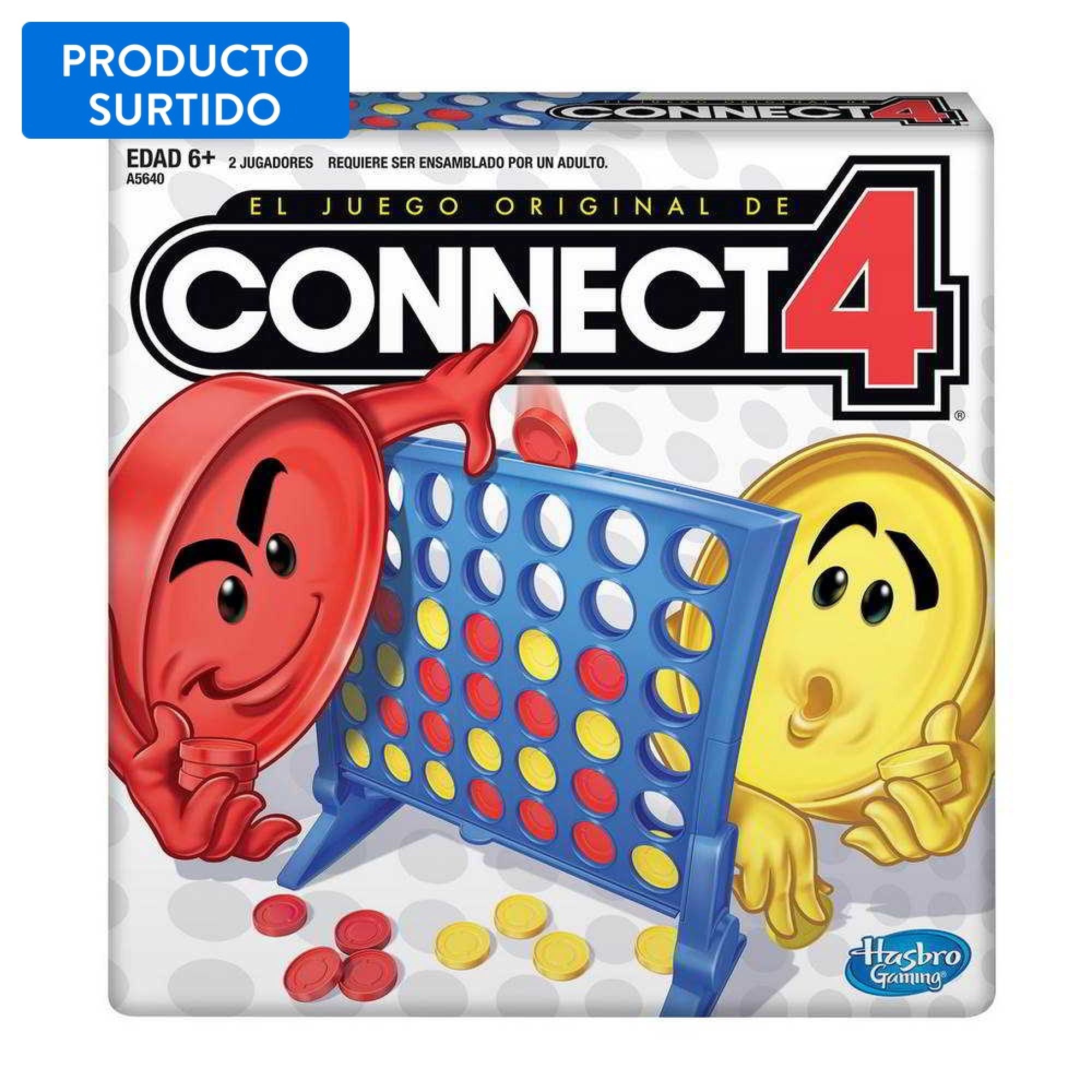 Juego De Mesa Hasbro Gaming Conecta 4 Clásico