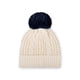 thumbnail image 2 of Gorro FOCO Seattle Seahawks NFL para mujer, tejido con pompón, blanco, 2 of 5