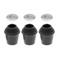 Bothyi - 3 Pies Roscados, Piezas Duraderas Para Patas De Tom, Accesorios Para Instrumentos Musicales